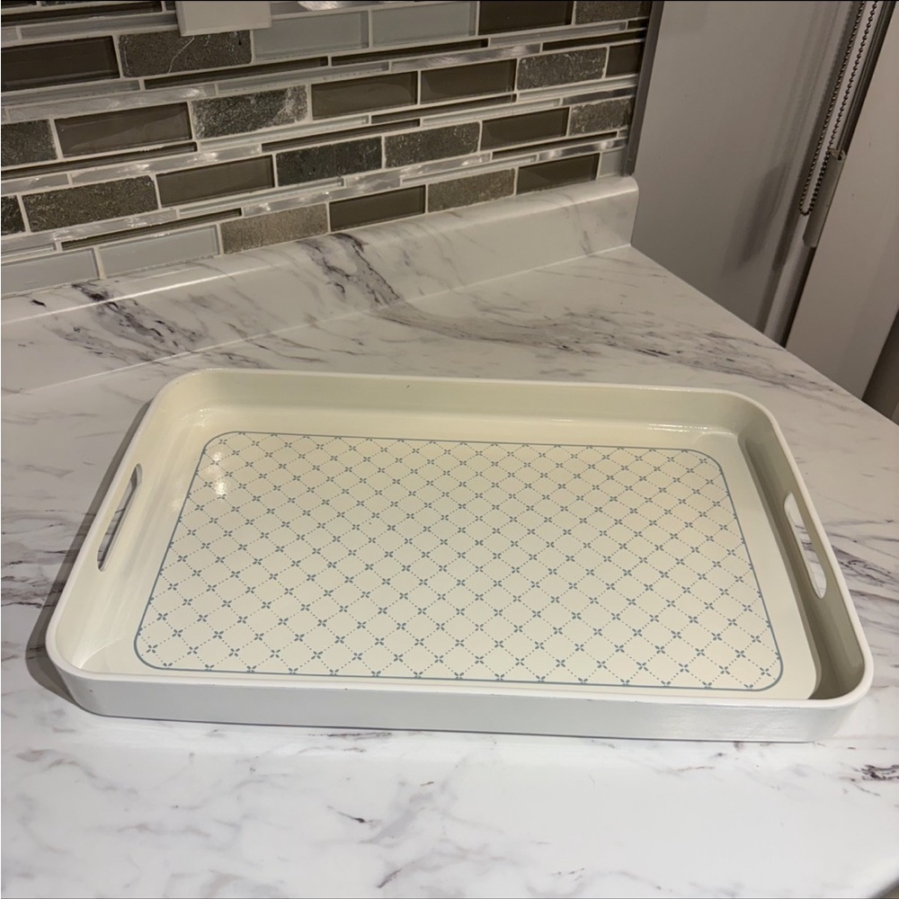 Vintage Serving Tray Breakfast Tea serving vanity tray catch all